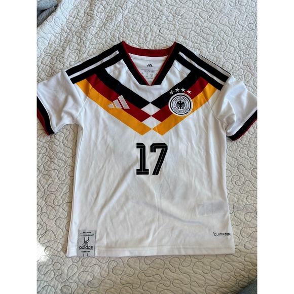 adidas Other - Adidas Kids Germany Florian Wirtz 17 Home Soccer Jersey Size Small NWOT